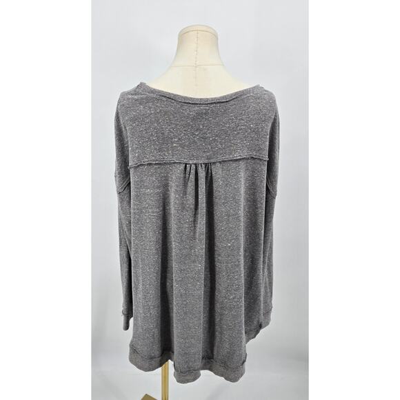 Z Supply Triblend Pullover – Heather Grey – Size L - Picture 3 of 7